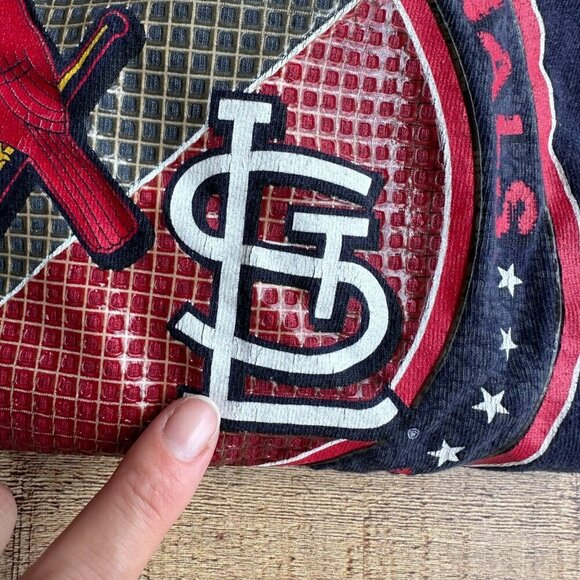 Vintage 2004 St. Louis Cardinals Mens T-Shirt XL Cooperstown Collection Majestic - Picture 12 of 12